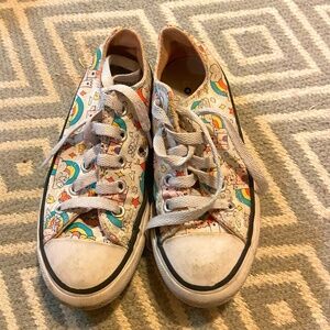 Converse Girls Rainbow print Size 11 sneaker